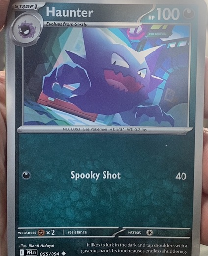 2015 The Pokémon Company ME02: Phantasmal Flames #055 Haunter — front
