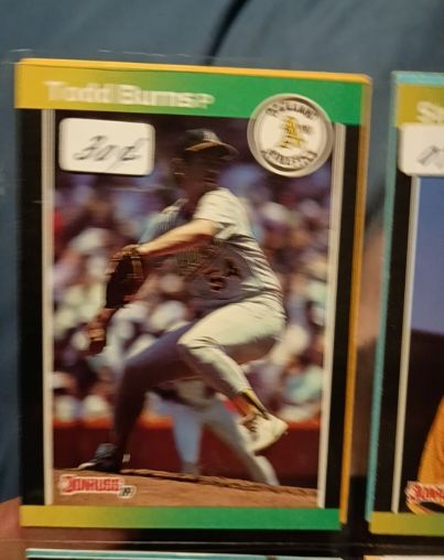 1989 Donruss #620 Todd Burns — front