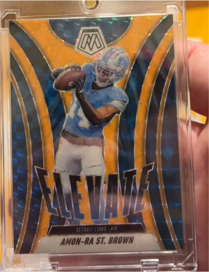 2025 Panini Mosaic Elevate #15 Amon-Ra St. Brown — front