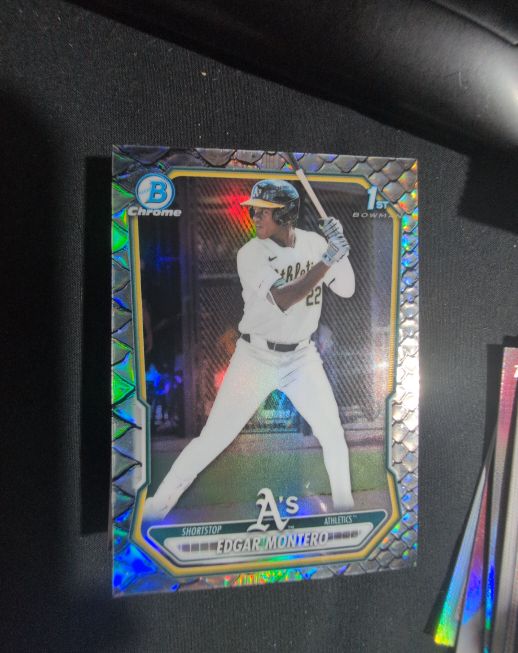 2026 Bowman Chrome #BCP-139 Edgar Montero — front