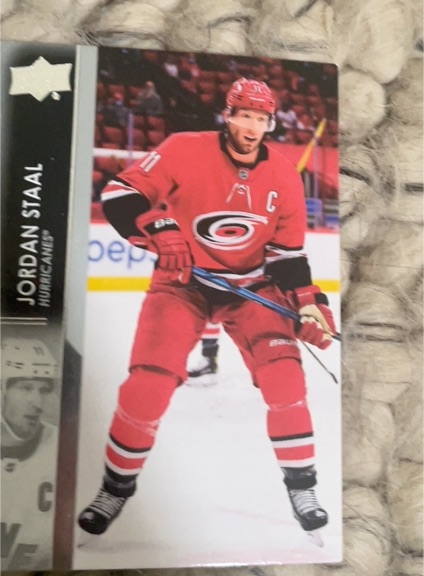 2021-22 Upper Deck Series 1 #37 Jordan Staal — front