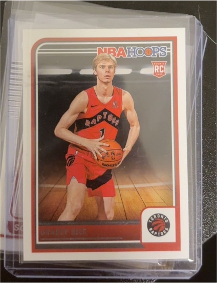 2023-24 Panini NBA Hoops #243 Gradey Dick — front