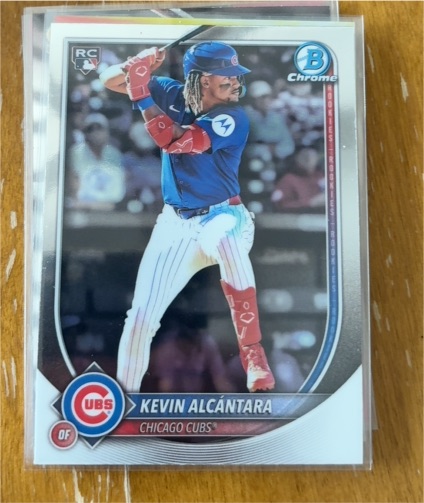 2025 Bowman Chrome #44 Kevin Alcántara — front