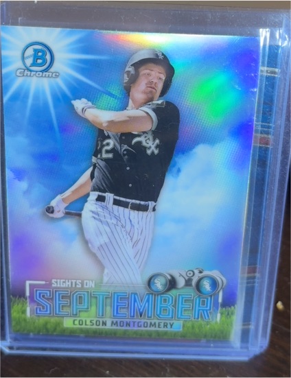2023 Bowman Chrome #SOS-6 Colson Montgomery Sights on September — front