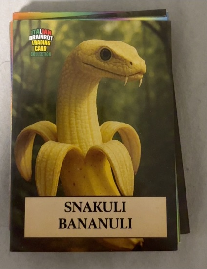 2025 Italian Brainrot Snakuli Bananuli — front
