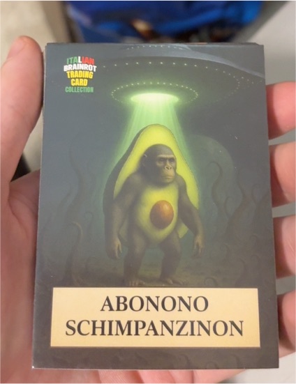 2025 Italian Brainrot Abonono Schimpanzinon — front