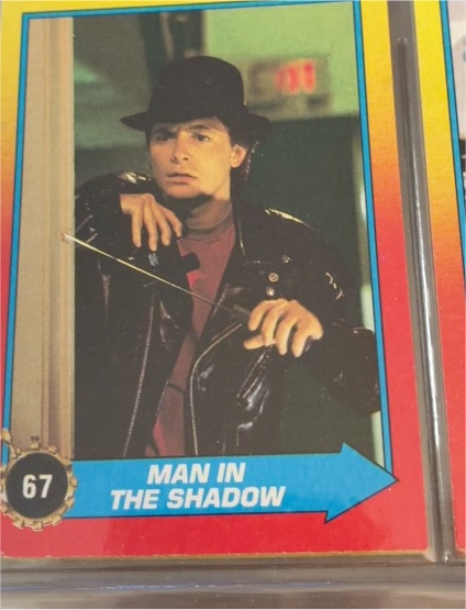 1989 Topps Back to the Future Part II #67 Man In the Shadow — front