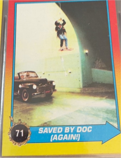 1989 Topps Back to the Future II #71 Saved By Doc Again! — front