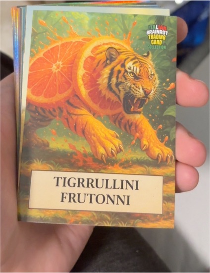 2025 Italian Brainrot Tigrrullini Frutonni — front