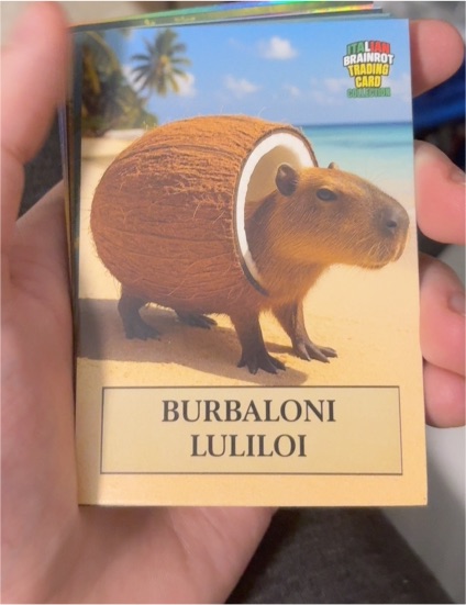 2025 Khadou Italian Brainrot #Burbaloni Luliloi — front