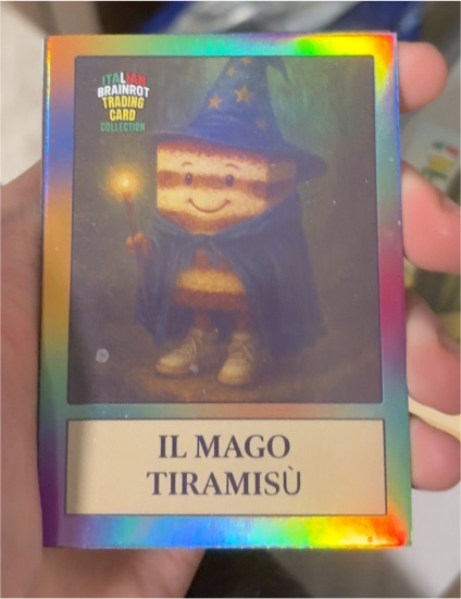 2024 Italian Brainrot Il Mago Tiramisu — front