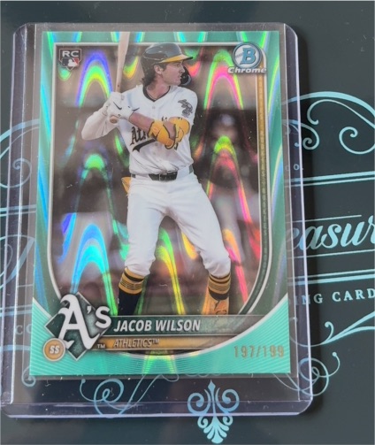2025 Bowman Chrome #1 Jacob Wilson — front