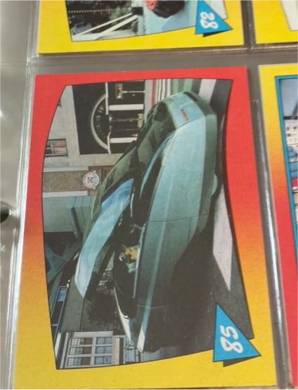 1989 Topps Back to the Future Part II #85 Twin Turbo Charged Prototype Chevrolet — front