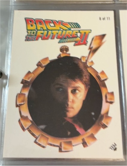 1989 Topps Back to the Future Part II Sticker #6 Marty McFly — front
