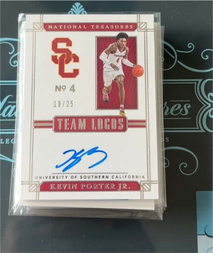 2019 Panini National Treasures #4 Kevin Porter Jr. — front