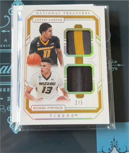 2018-19 Panini National Treasures #RD-MPJ Michael Porter Jr. — front