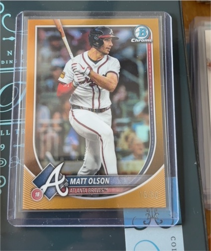 2025 Bowman Chrome #4 Matt Olson — front