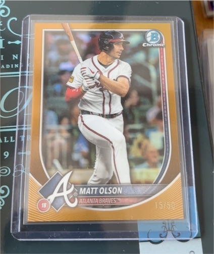 2025 Bowman Chrome #4 Matt Olson — front