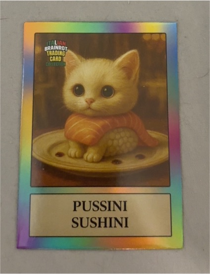 2025 Italian Brainrot Pussini Sushini — front