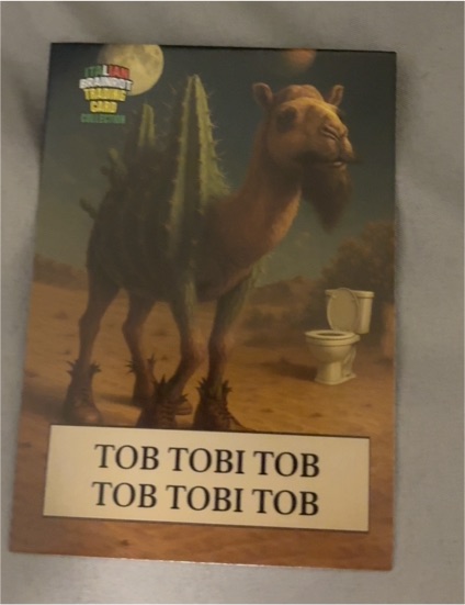 2025 Italian Brainrot Tob Tobi Tob Tob Tobi Tob — front