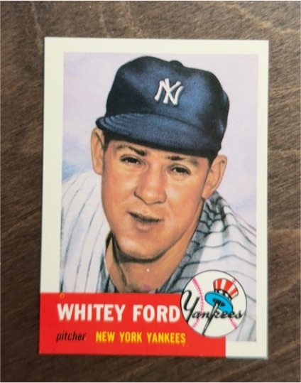 1953 Topps #207 Whitey Ford — front