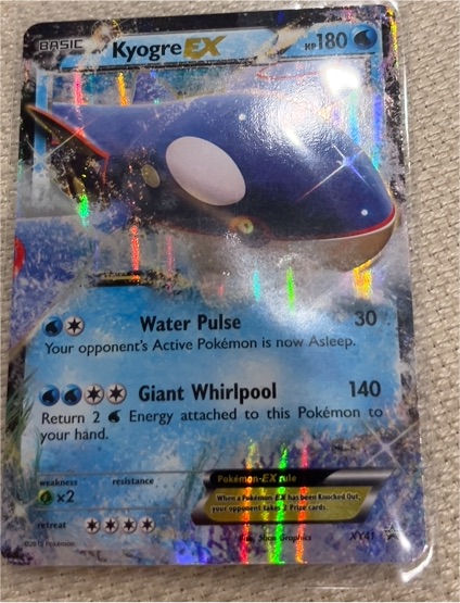 2015 Pokémon XY #XY41 Kyogre EX — front