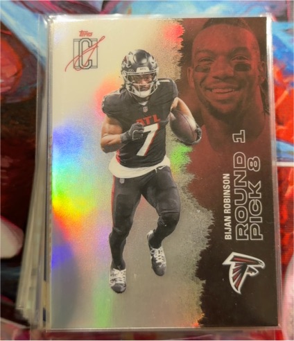 2025 Topps Signature Class #4 Bijan Robinson — front