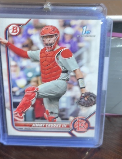 2022 Bowman Draft #BD-178 Jimmy Crooks III — front