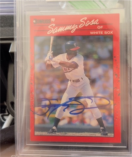 1990 Donruss #489 Sammy Sosa — front