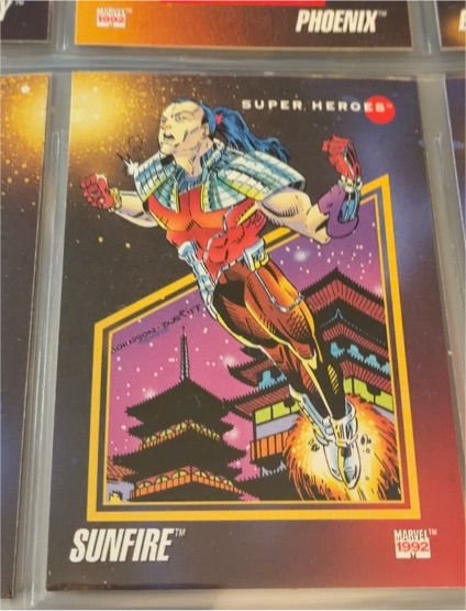 1992 Impel Marvel Universe Series 3 #14 Sunfire — front