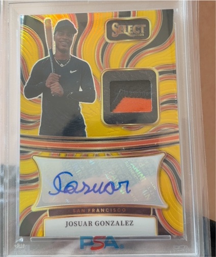 2025 Panini Select #AM-JG Josuar Gonzalez — front