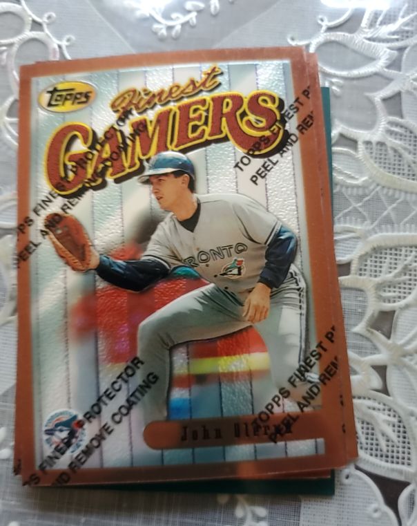 1996 Topps Finest #98 John Olerud — front