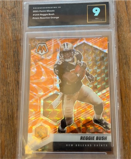 2021 Panini Mosaic #144 Reggie Bush — front