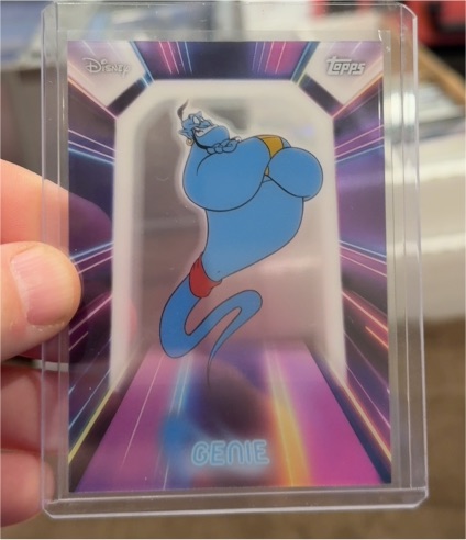 2026 Topps Disney Neon Illuminated Neon Lights Acetate #NPL-9 Genie — front