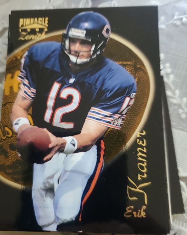 1996 Pinnacle Zenith #Z-19 Erik Kramer Chicago Bears — front