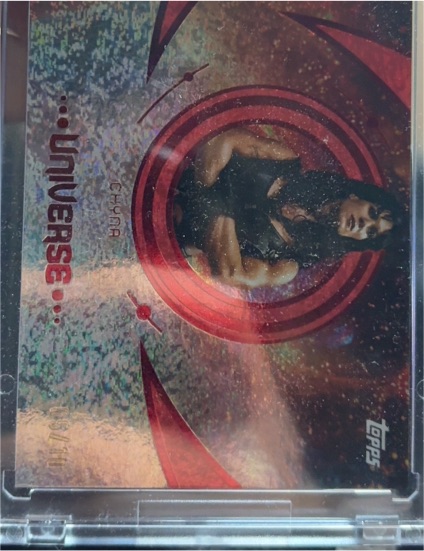2025 Topps Universe WWE #185 Chyna Flare Parallel — front