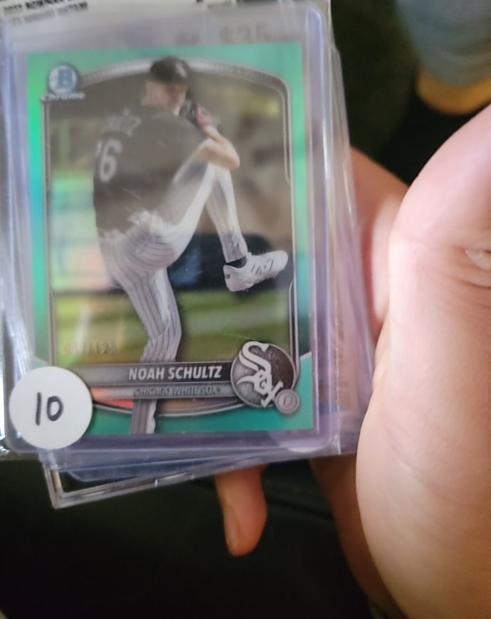 2025 Bowman Chrome #BCP-177 Noah Schultz — front