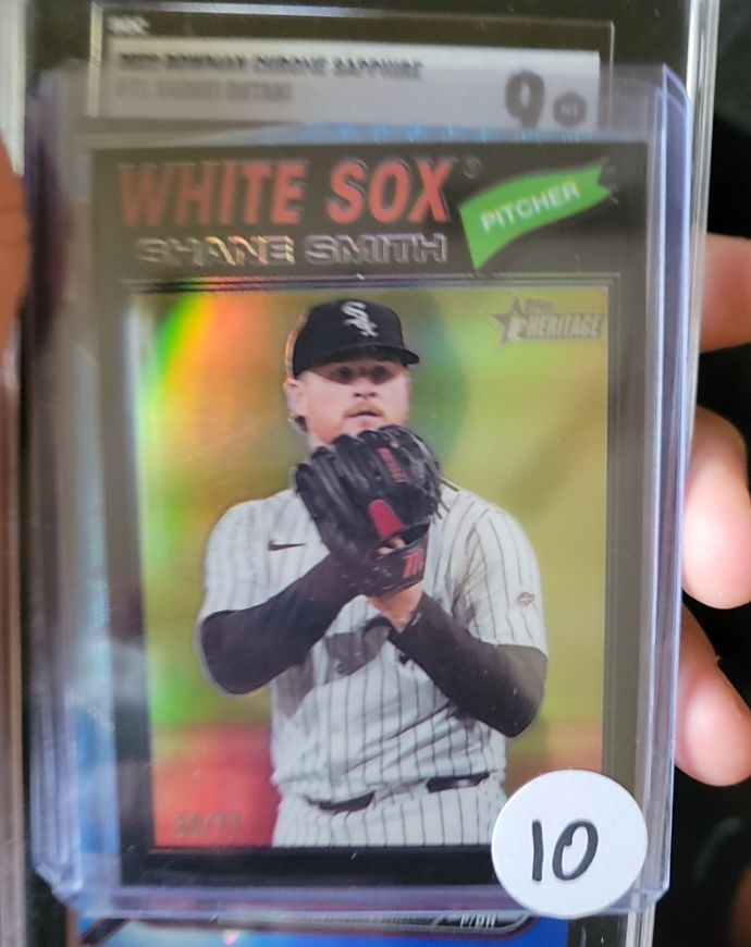 2026 Topps Heritage Chrome #353 Shane Smith — front