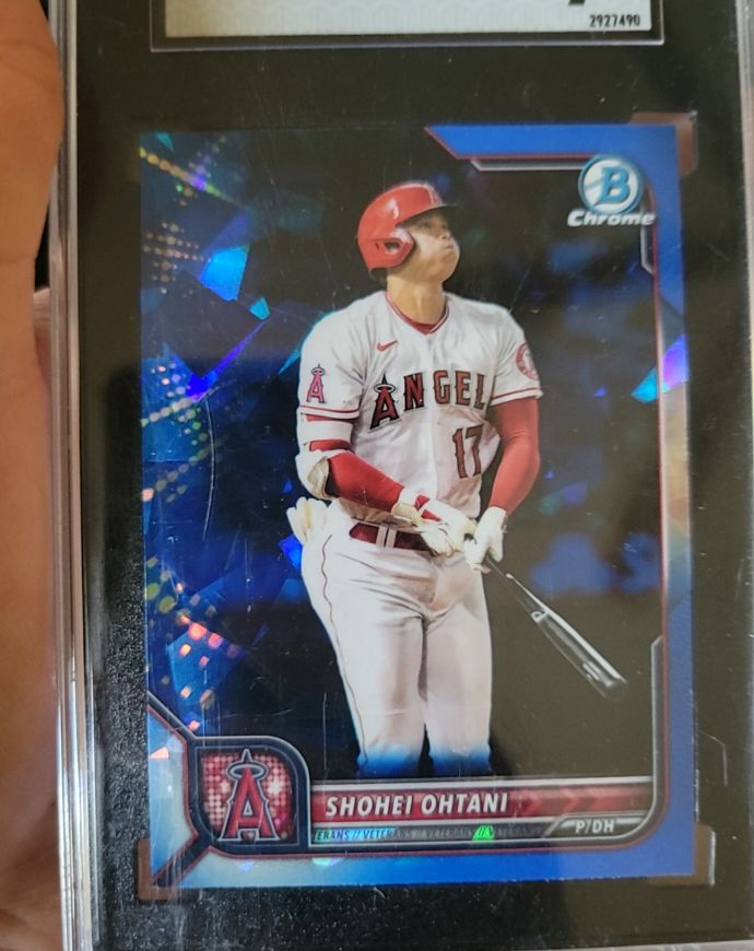 2022 Bowman Chrome Sapphire #71 Shohei Ohtani — front