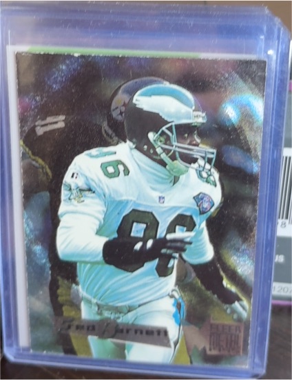 1995 Fleer Metal #144 Fred Barnett — front