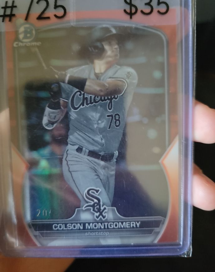 2023 Bowman Chrome #191 Colson Montgomery — front