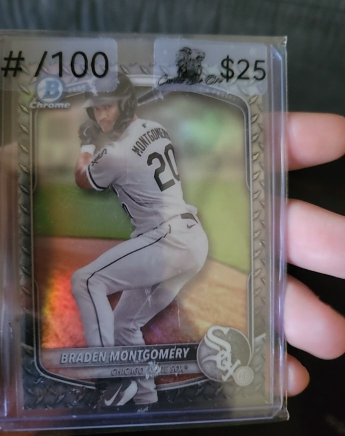 2025 Bowman Chrome #BCP-132 Braden Montgomery — front