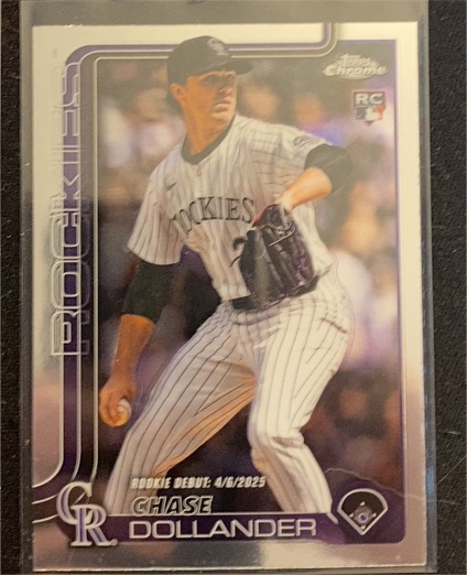 2025 Topps Chrome Update #USC175 Chase Dollander — front
