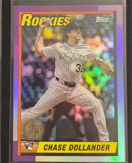 2025 Topps Update #U90-50 Chase Dollander — front