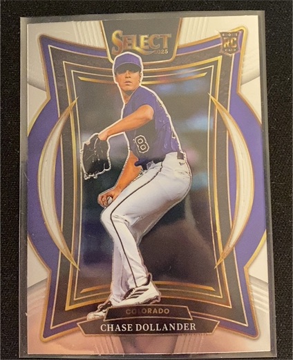 2025 Panini Select #25 Chase Dollander Rookie Concourse — front