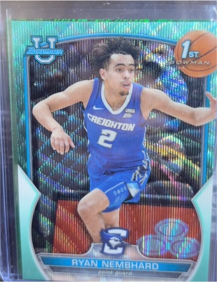 2022-23 Bowman University Chrome #96 Ryan Nembhard — front