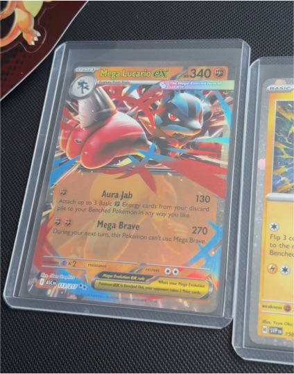 2023 The Pokémon Company Mega Lucario EX #077 — front