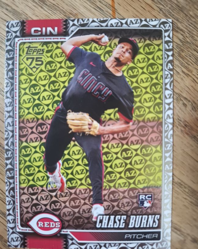 2026 Topps Series 1 #312 Chase Burns — front