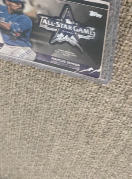 2021 Topps Update #ASGP-MSE Marcus Semien All-Star Game Sleeve Logo Patch — front