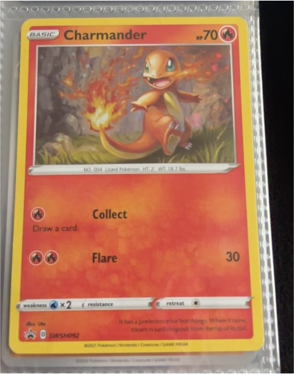 2021 Pokémon SWSH092 Charmander Sword & Shield Promo — front